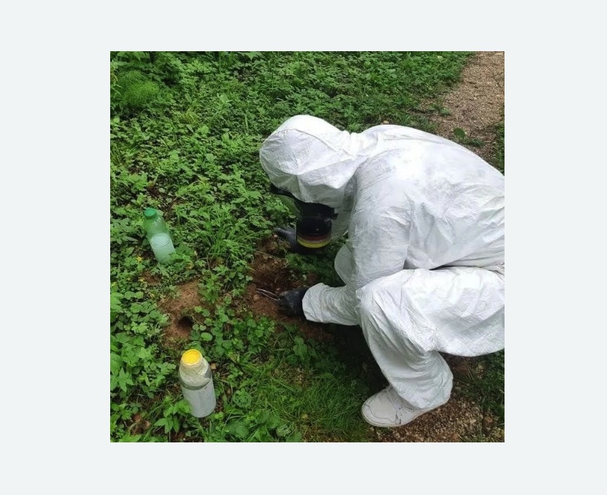 уничтожение кротов на участке в Ясенево города Москвы